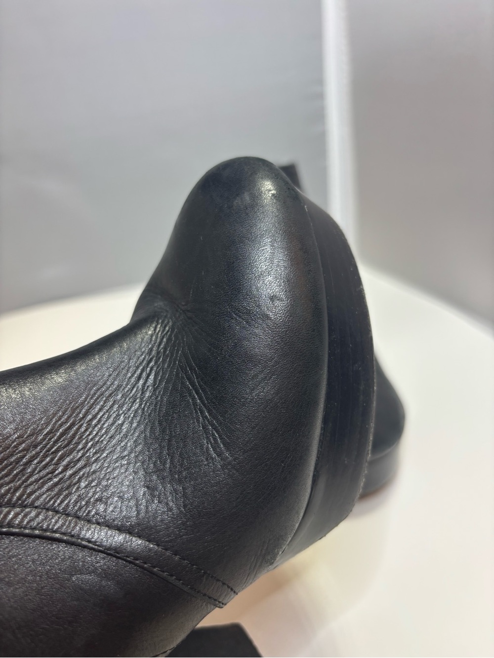 Gianni Bini women's size 6.5 black chunky heel booties - Picture 6 of 10
